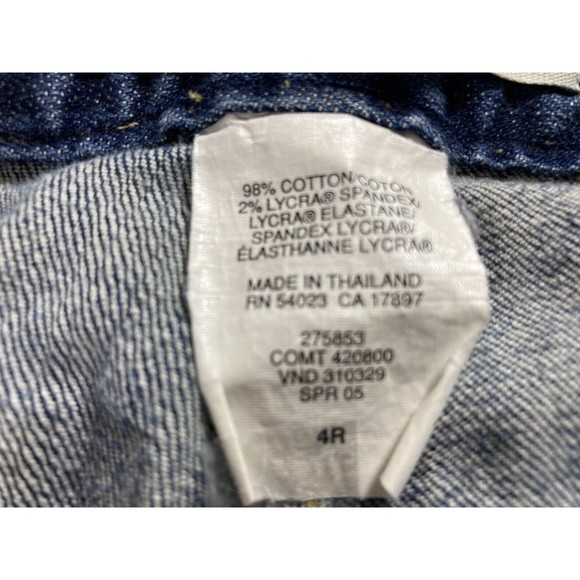 Gap Jeans Ultra Low Rise Cropped Medium Wash Denim Women's 4 Regular EUC - Picture 8 of 8